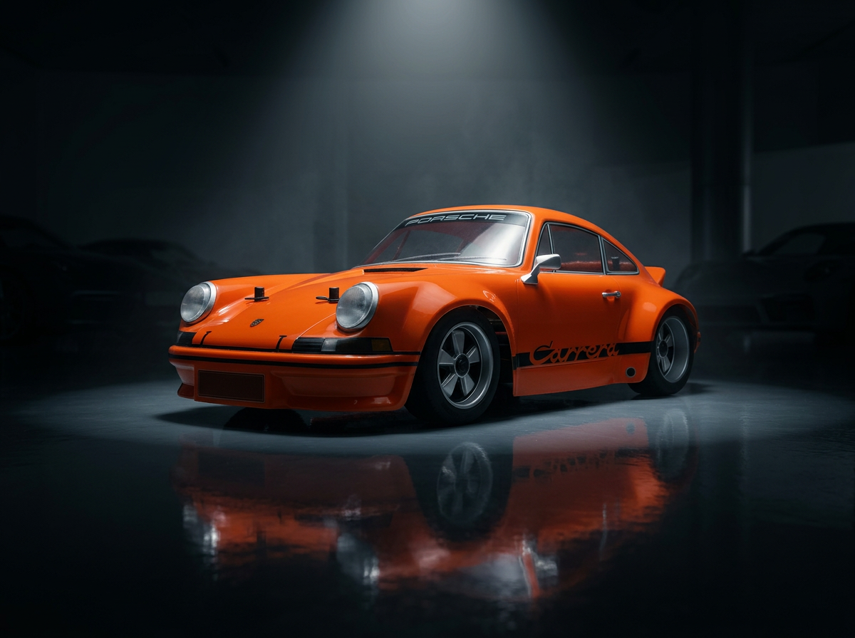 Porsche Carrera RSR 1973 Orange Brushless